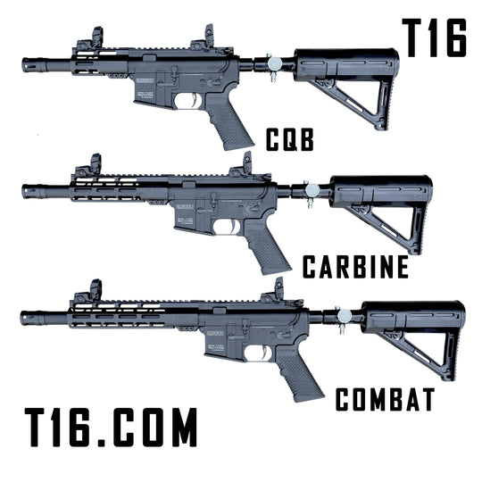 T16 Paintball Gun With Air Through Remoteline Adapter And Buttstock (Optional Semi Auto/Full Auto)