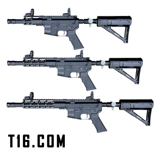 T16 Paintball Gun With Air Through HPA Buttstock (Optional Semi Auto/Full Auto)