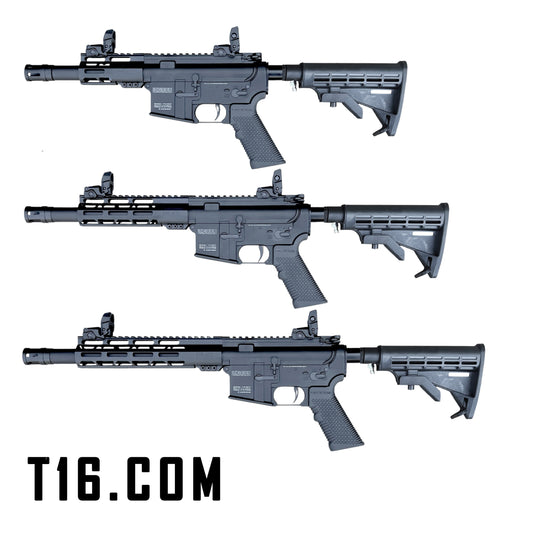 T16 Paintball Gun With Air Through Remoteline Adapter And Buttstock (Optional Semi Auto/Full Auto)
