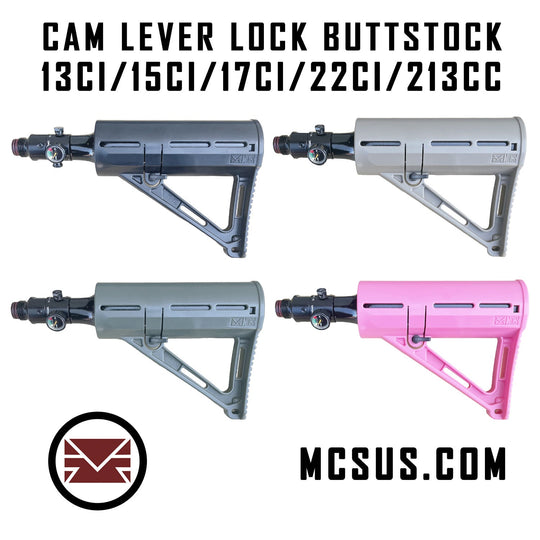 Cam Lever Lock Free Floating Universal Air Buttstock With Air Tank  (Option To Add Air Tank)
